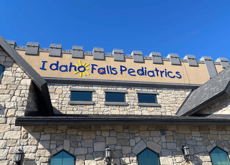 Idaho Falls Pediatrics building signage and facade